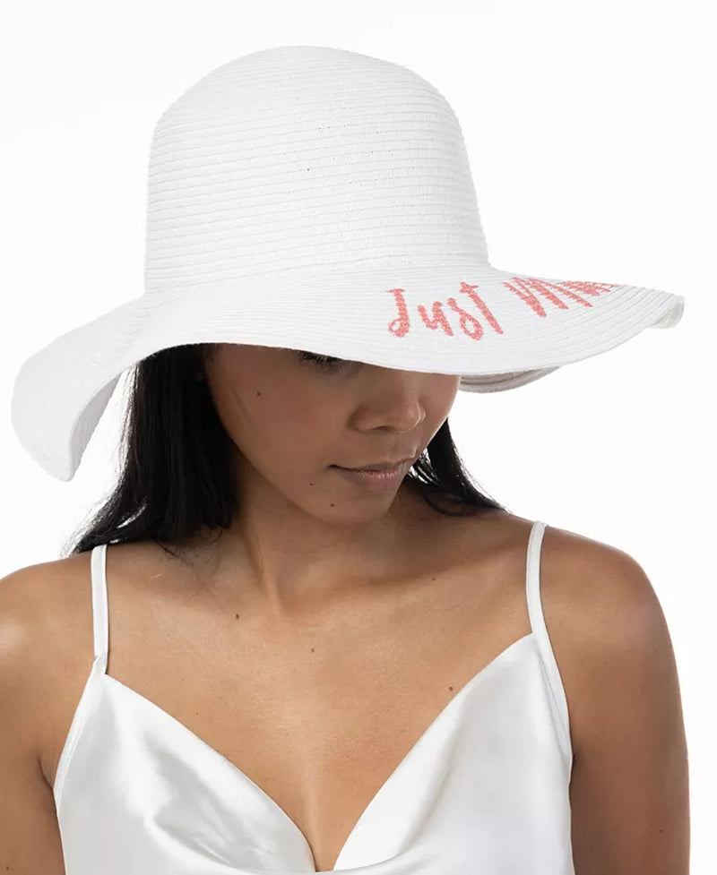 Women'S Just Married Floppy Hat