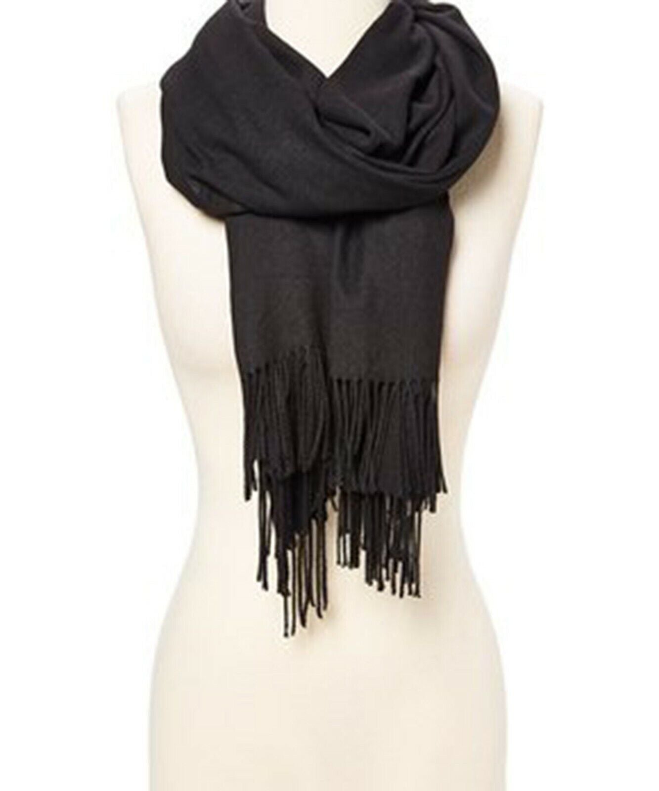 Soft Silk Shawl Wrap Women Pashmina Solid Scarf Stole Cashmere Wool Ladies Scarf